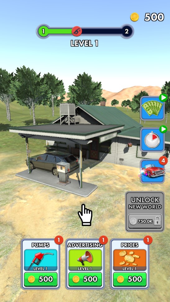 Idle Gas Station：放置加油站安卓版