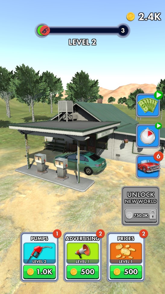 Idle Gas Station：放置加油站安卓版