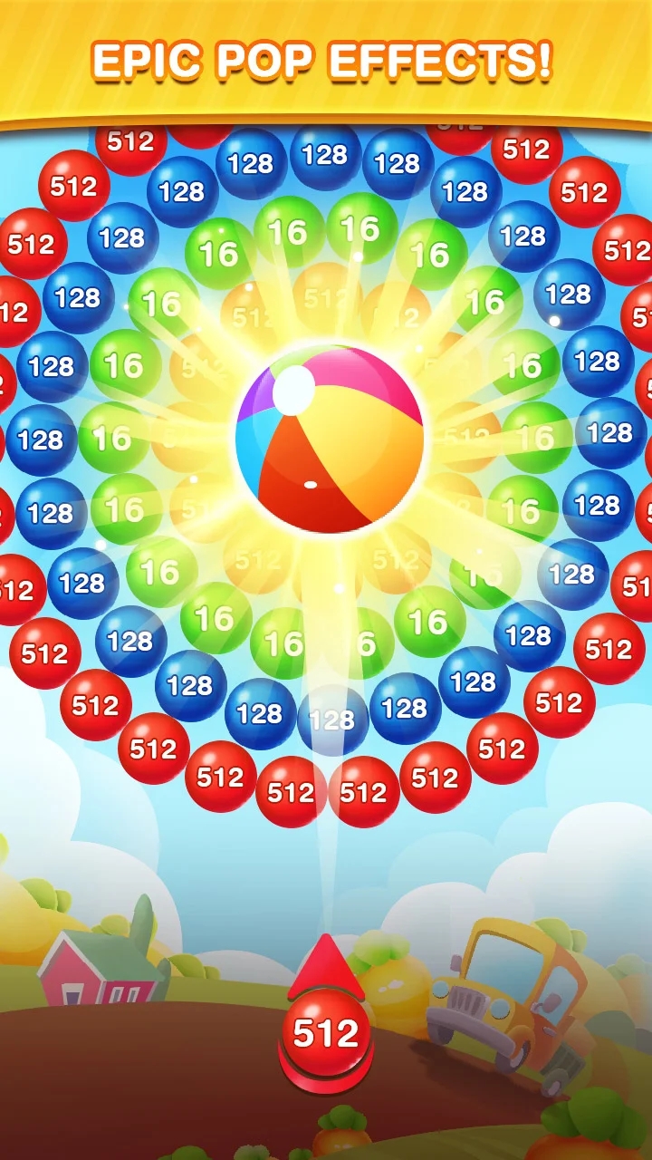 泡泡射擊2048新版