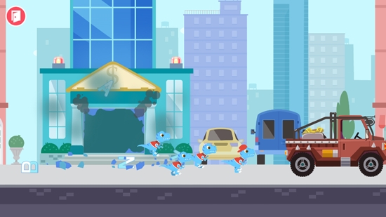 兒童恐龍警車官方版