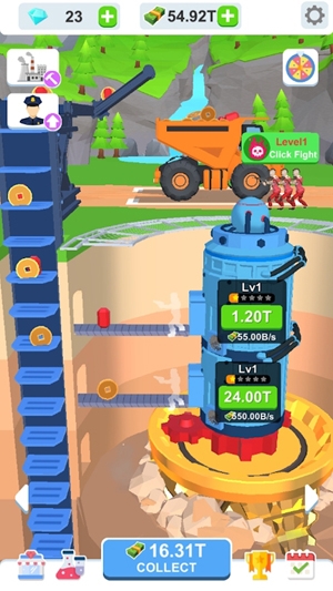采礦工廠大亨最新版(Idle Dig Factory)