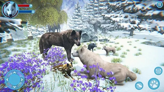 北極狼家族模擬器最新版(Arctic Wolf Family Simulator)