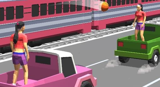 車頂籃球游戲