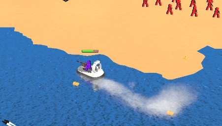 氣墊船突擊游戲最新版(Hovercraft Battle)
