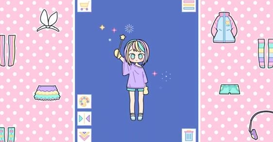 Pastel Girl粉彩少女換裝游戲