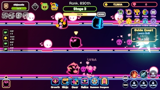忍者貓放置戰(zhàn)斗最新版(Ninja Cats)
