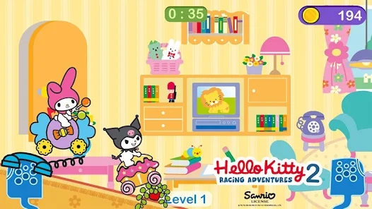 凱蒂貓賽車(chē)冒險(xiǎn)2官方版(Hello Kitty Racing 2)