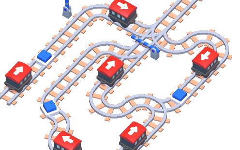 火車排序難題游戲最新版(Train Sort Puzzle)