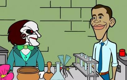 奧巴馬怪物星的入侵戰(zhàn)爭游戲最新版(Obama Jigtrap Alien Invasion)