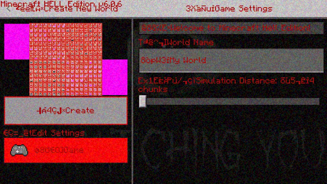 我的世界恐怖版(Hell 8.0)