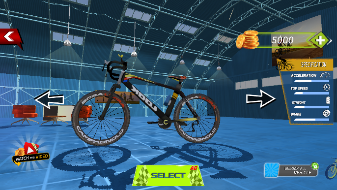 Xtreme BMX交通巡回賽賽車