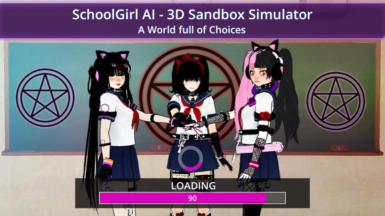 女子高中生沙盒游戲官方版 - 3D多人在線模擬游戲