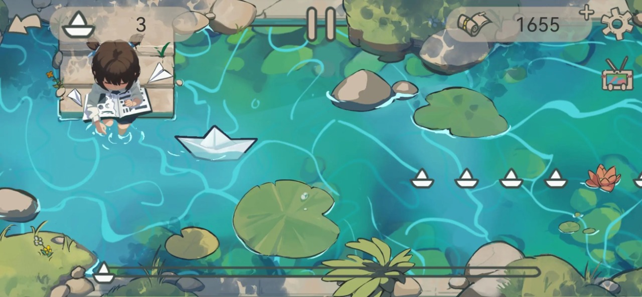 紙船漂流游戲