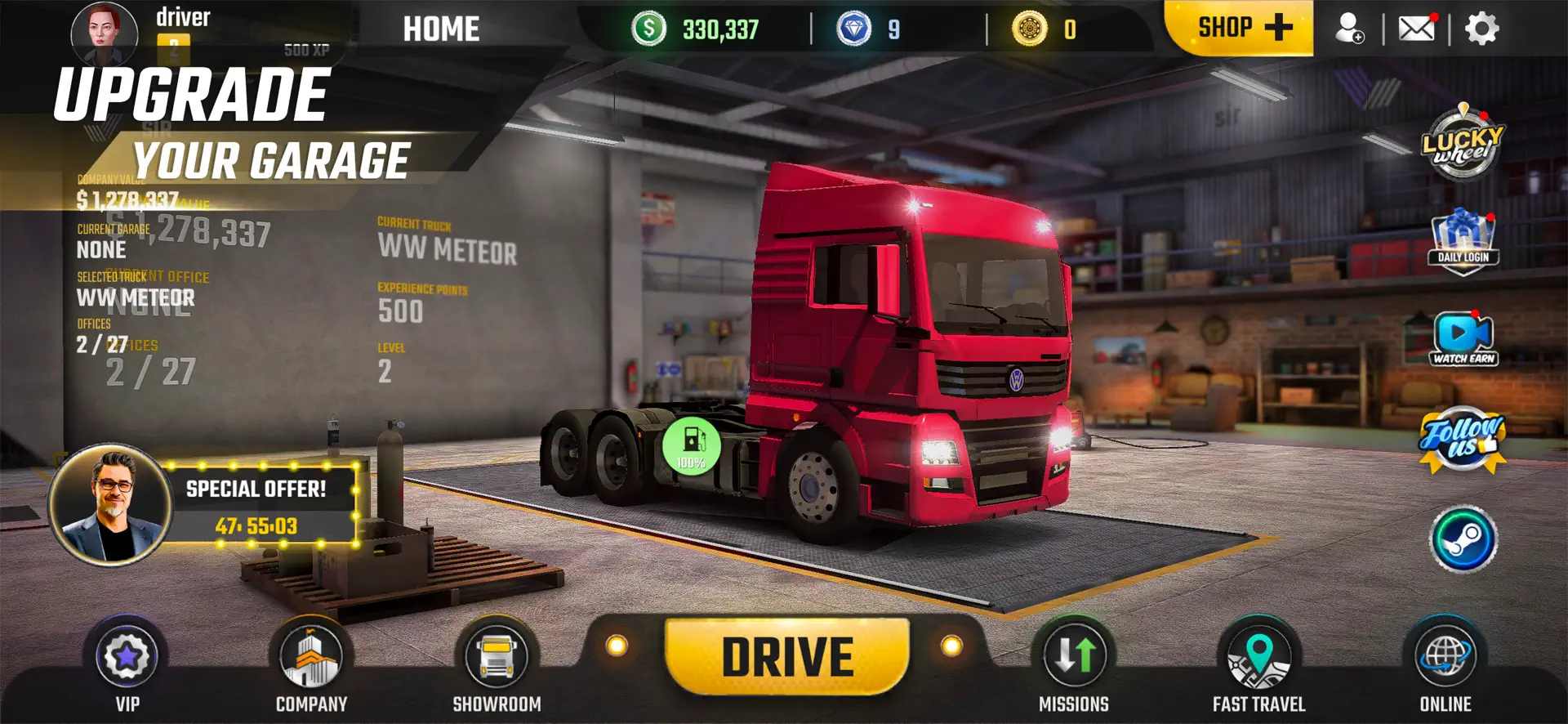卡車(chē)模擬器世界安卓版