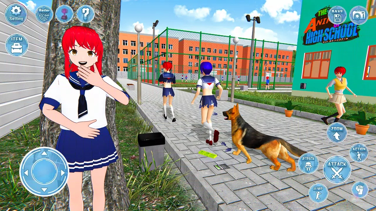 動漫女高中生3D模擬游戲官方版