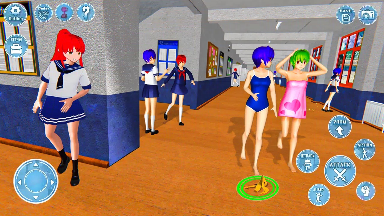 動漫女高中生3D模擬游戲官方版
