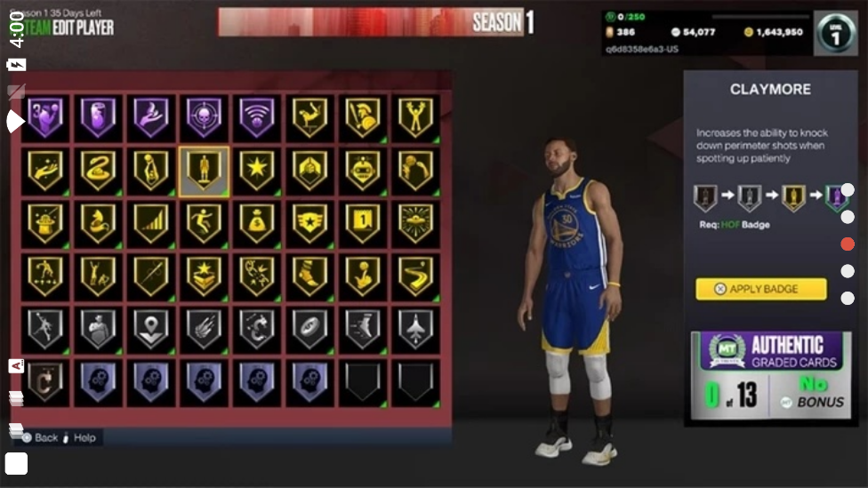 NBA 2K23我的團(tuán)隊(duì)澳洲測試服