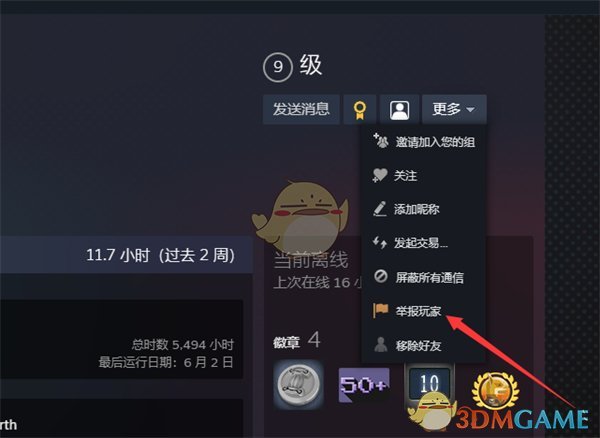 Steam 舉報用戶方法
