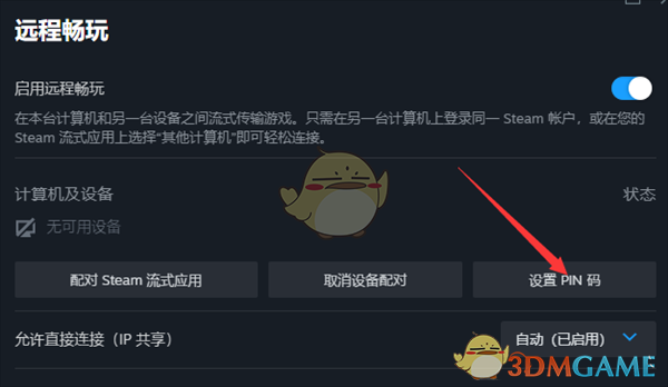 《steam》設(shè)置流式傳輸pin碼教程