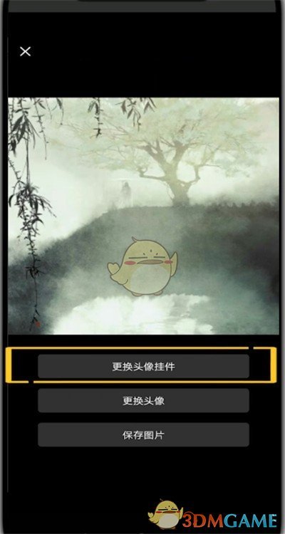 《嗶哩嗶哩》頭像掛件更換方法