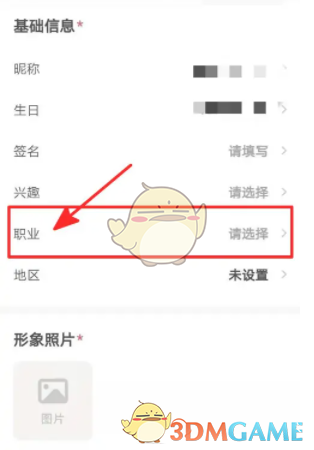 《皮皮陪玩》設(shè)置職業(yè)方法