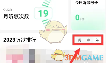 QQ音樂查看聽歌排行