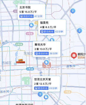 《百度地圖》新房查找方法