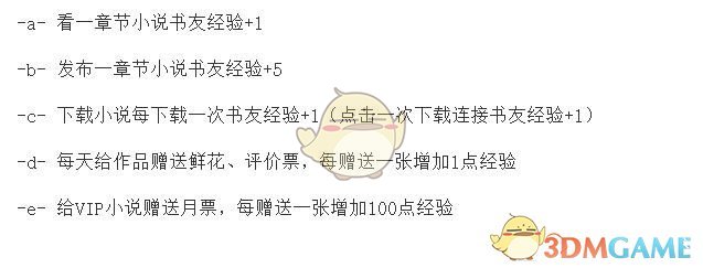 飛盧小說(shuō)經(jīng)驗(yàn)值獲取途徑