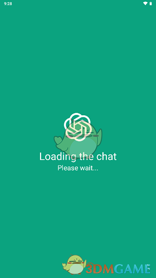 《ChatGPT》手機版加載界面