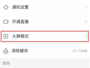 快手極速版大屏模式關(guān)閉方法