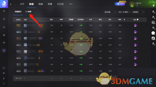 《5e對(duì)戰(zhàn)平臺(tái)》比賽數(shù)據(jù)查看方法