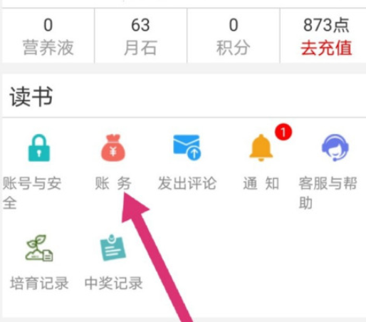 《晉江文學(xué)城》關(guān)注中的文章查看方法