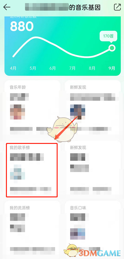 《QQ音樂》我的歌手榜查看方法