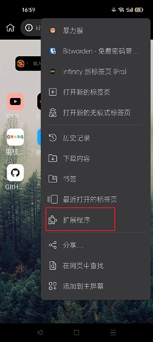 《kiwi瀏覽器》添加擴(kuò)展程序方法