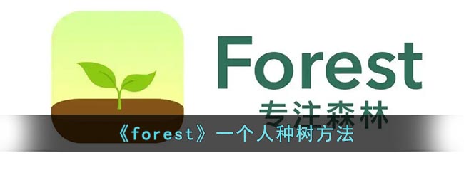 《森林》單人種樹技巧