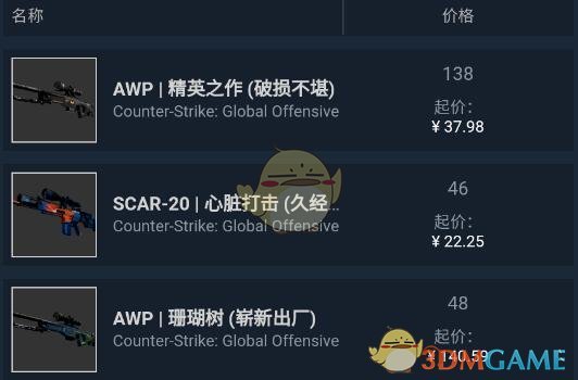 Steam手機版購買CSGO道具
