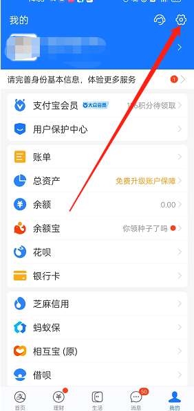 支付寶資產(chǎn)保護設(shè)置步驟
