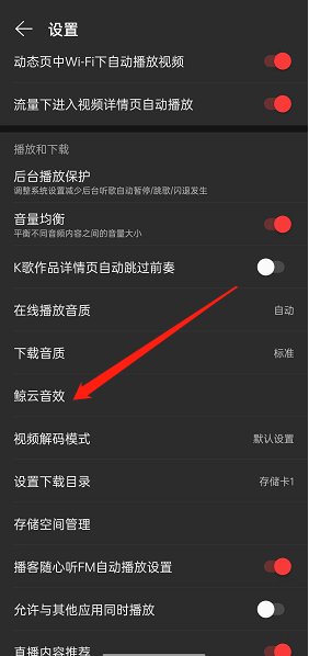 《網(wǎng)易云音樂》系統(tǒng)音效開啟方法