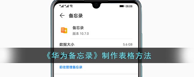 《華為備忘錄》表格制作技巧