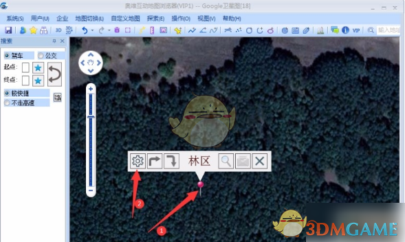 《奧維互動(dòng)地圖》顯示地名方法