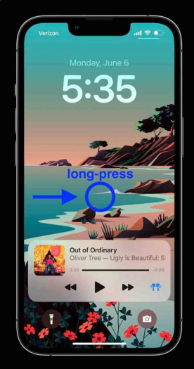 iOS 16 鎖屏小組件設(shè)置步驟
