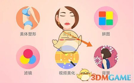 美啦相機更換背景教程