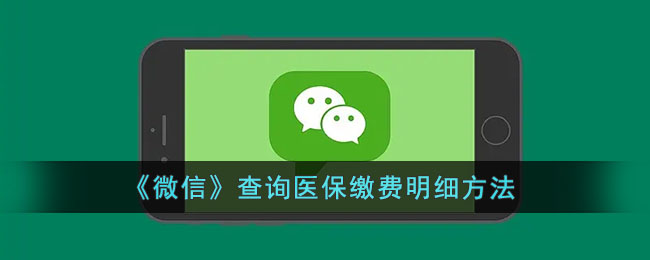 微信查詢醫(yī)保繳費(fèi)明細(xì)方式