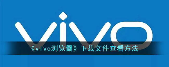 《vivo瀏覽器》文件查看教程