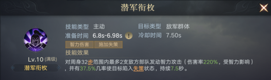 《榮耀新三國(guó)》司馬師技能屬性圖鑒