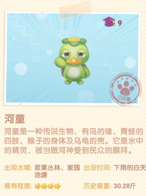 《摩爾莊園手游》河童圖鑒一覽
