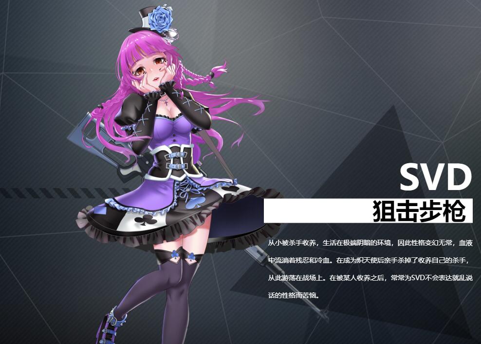 《銀翼計(jì)劃》狙擊步槍SVD角色介紹