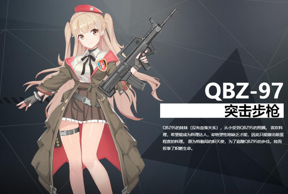 《銀翼計(jì)劃》突擊步槍QBZ-97角色介紹