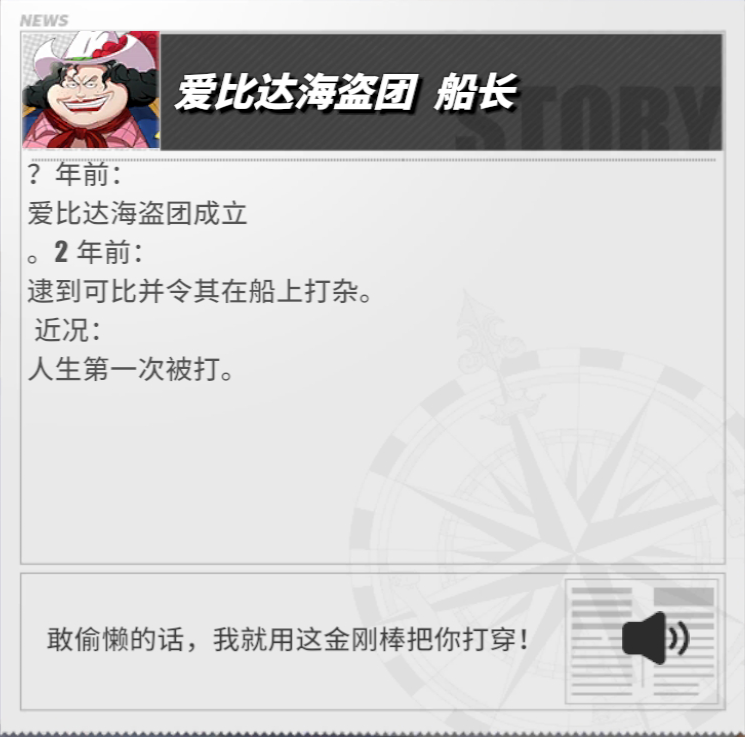 《航海王熱血航線》愛比達角色介紹