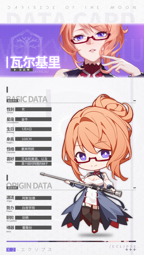 《解神者：X2》瓦爾基里資料介紹